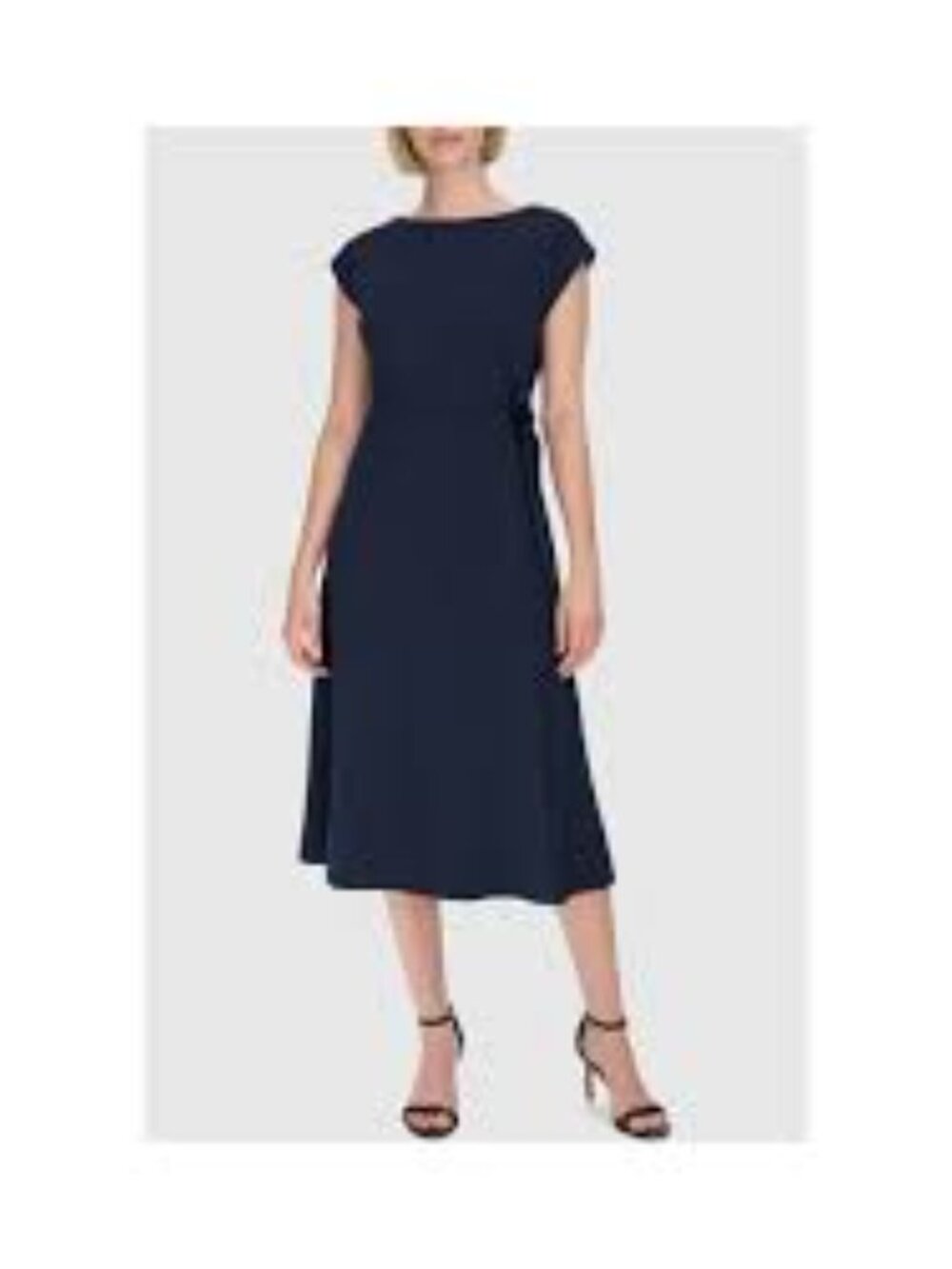 NWT Calvin Klein Navy Midi Dress